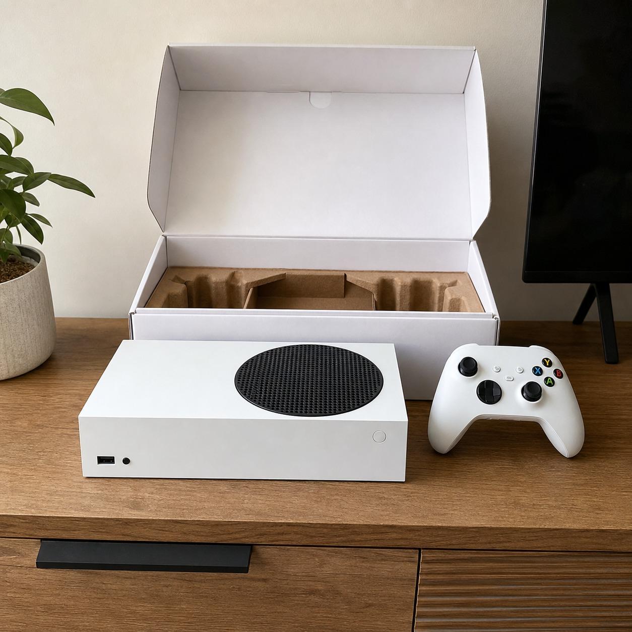 Sold open box Sony PlayStation 5 Slim Disc Console photographed by the seller