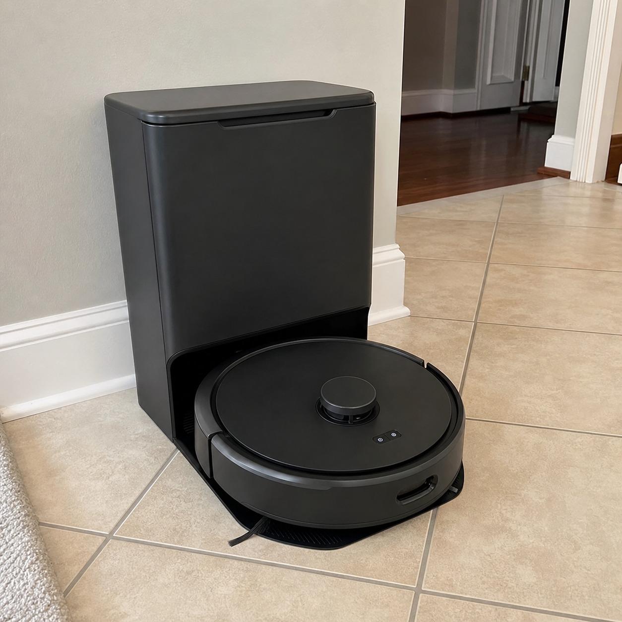Sold open box Roborock S8 MaxV Ultra Robot Vacuum photographed by the seller